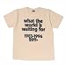 on a fly-day ロックTシャツ - What the World is Waiting For ナチュラル M
