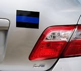 Thin Blue Line Decal Magnet 1.5 Inch