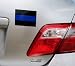 Thin Blue Line Decal Magnet 1.5 Inch