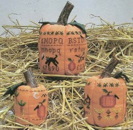 Amazoncom Three Pumpkins Cross Stitch Pattern Arts Crafts Sewing Cross stitch pumpkin patterns pattern crossstitchclub fall pumpkins sold