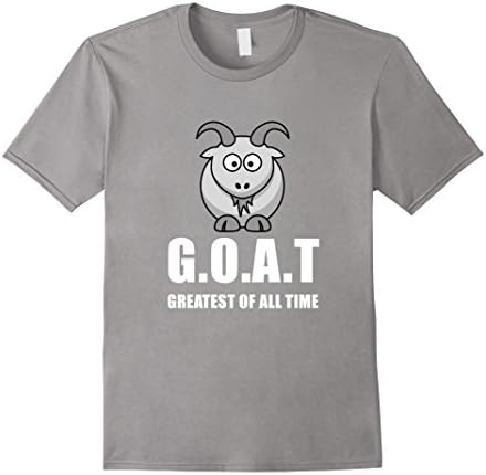 Men's G.O.A.T Greatest Of All Time Tshirt Small Slate