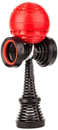 Catchy Air Kendama Black with Red Tama by Catchy Air Kendama