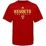 NCAA adidas VMI Virginia Military Institute Keydets Red Sideline T-shirt