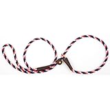 Mendota Dog Products British Style Slip Leash, 1/2-Inch by 4-Feet, White