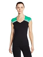 Naffta Camiseta Manga Corta Fitness (Negro / Verde)