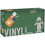 Disposable Vinyl Gloves - Powder Free, Clear, Latex Free and Allergy Free, Plastic, Work, Food Service, Cleaning, Wholesale Cheap
