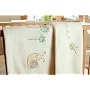 Lollipop Lane Sidney and Lola Embroidered Fleece Pram Blanket