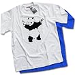 HotScamp Premium Panda with Guns Graffiti Mens T-Shirt in Blue or White