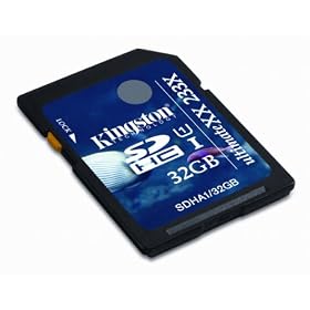 Kingston Digital, Inc. 32 GB Flash Memory Card SDHA1/32GB