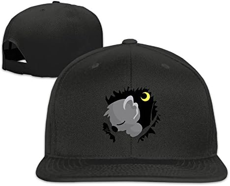 Sleeping Koala Cute Cartoon Unisex Cool Snapback Hat Flat Caps Rock Punk
