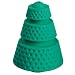 Zanies Hard Rubber Cosmic Cone 6 In Galactic Grn