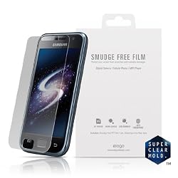 elago Smudge Free Film (Anti-Finger Print) Set for Galaxy S + Microfiber Cleaner