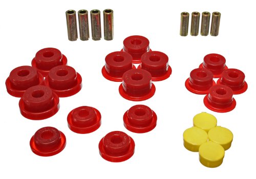 Energy Suspension 2.3106R Front Control Arm Bushing Set for Jeep TJ