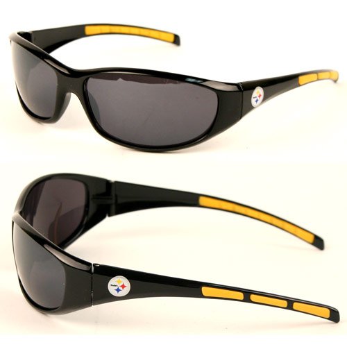 NFL Team 3 Series Style Sport Sunglasses (UV 400 protection) (Pittsburgh Steelers)
