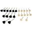 24 Stiff Cup Brushes Polishing Wheels Rotary Tool Set