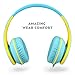 Headphones, Sound Intone I65 Headphones with Microphone and Volume Control, Lightweight Foldable Headset for iPhone 6/6s/6 Plus/6s Plus, iPad/iPod, Android, MP3/4, Valentines Day Gifts (Blue/yellow)
