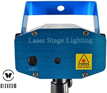 WickedHD LED Mini Stage Light Laser Voice Control Projector Party Stage Bar Pub Club