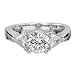 CERTIFIED 1.51 CT E VS1 ROUND DIAMOND RING 18K