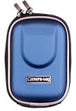 LUPO Water & Shock Resistant Digital Camera Bag Case - BLUE (for Canon, Fuji, Sony, Panasonic, Samsung, Nikon, Pentax, Lumix, Kodak, Olympus & all other Compact Digital Cameras - Internal Size: 95 x 65 x 20mm)