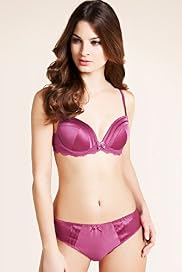 Autograph Pleated Padded Bra with Silk