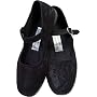 Black Lace Mary Jane Chinese Shoes
