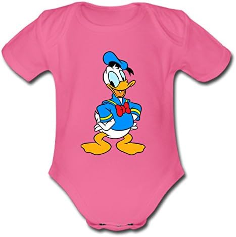 MsMr Donald Duck Baby boys/girls Bodysuit HotPink (18-24 months)