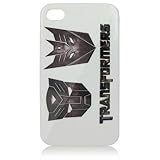 Plastic Protective Phone Case with Transformers Pattern for Apple iPhone 4