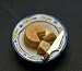 Dollhouse Miniature Provincial Plate with Cheese & Knife