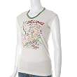 Lucky Brand Junior's Beijing Cap-sleeve Tee