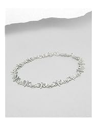 Dragonfly Bracelet In 92.5 Sterling Silver