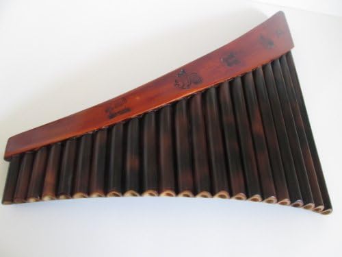 Professional Lupaca Pan Flaute 22 Pipes Tunable Brown Bamboo - Case Included - Item in USA