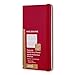 Moleskine 2016 Panoramic Weekly Planner, 12M, Slim, Scarlet Red, Hard Cover (3.25 x 6)