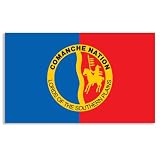Comanche Nation Flag Sticker 