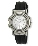 Pedre Men's Antique Silver-Tone Compass Watch
