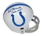 Earl Morrall Autographed/Hand Signed Baltimore Colts Mini Helmet with 1968- MVP Inscription