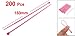 uxcell 200 Pcs Adjustable Self Locking Nylon Cable Zip Ties Pink 2.5mm x 150mm