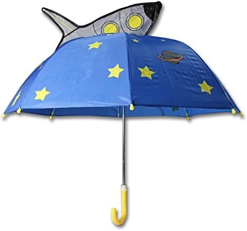 Umbrella for Kids , EORCA Outdoor Special Children Cartoon Umbrella - Rocket in the sea of stars