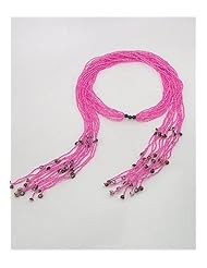 Pink Seed Bead Belt