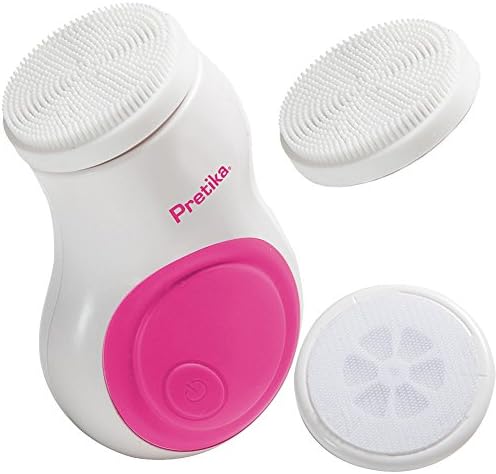 (Set) Pretika Dual-Speed Deep Cleaner Make Up Remover Kit &amp; Replacement Head