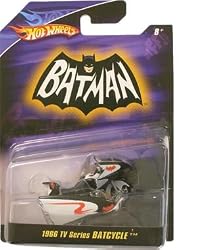 Hot Wheels > 1966 TV Series Batcycle Vehicle 1/50 Scale