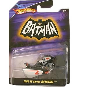 Hot Wheels > 1966 TV Series Batcycle Vehicle 1 50 Scale by Batman