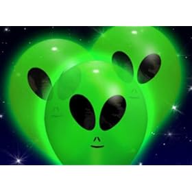 Illoom Light-Up Balloons Alien - Pack of 5