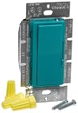 Lutron DVSC-600P-TQ Diva 600W Single Pole Dimmer Turquoise