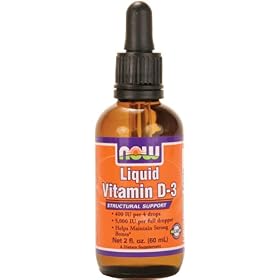 NOW Foods Liquid Vitamin D-3 5000Iu/Dropper, 2 ounceNow Foods Liquid Vitamin D-3