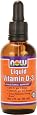 NOW Foods Liquid Vitamin D-3 5000Iu/Dropper, 2-Ounce
