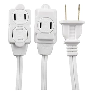 GE 51954 Extension Cords - 12-Feet (White)
