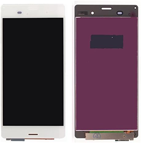 LCD Display+screen Digitizer Glass Lens Assembly for Sony Xperia Z3 D6603 D6643 D6653 L55u L55t (white)