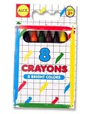 Alex 8 Bright Color Wax Crayons