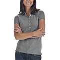 Juniors' Mossimo Supply Co. Pique Polo Top - Armor Gray