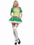 Sexy Green Leprechaun Theatre Costumes St Pattys Day Holiday Costume Magic Fairytale Costume Lucky Charm Shamrock